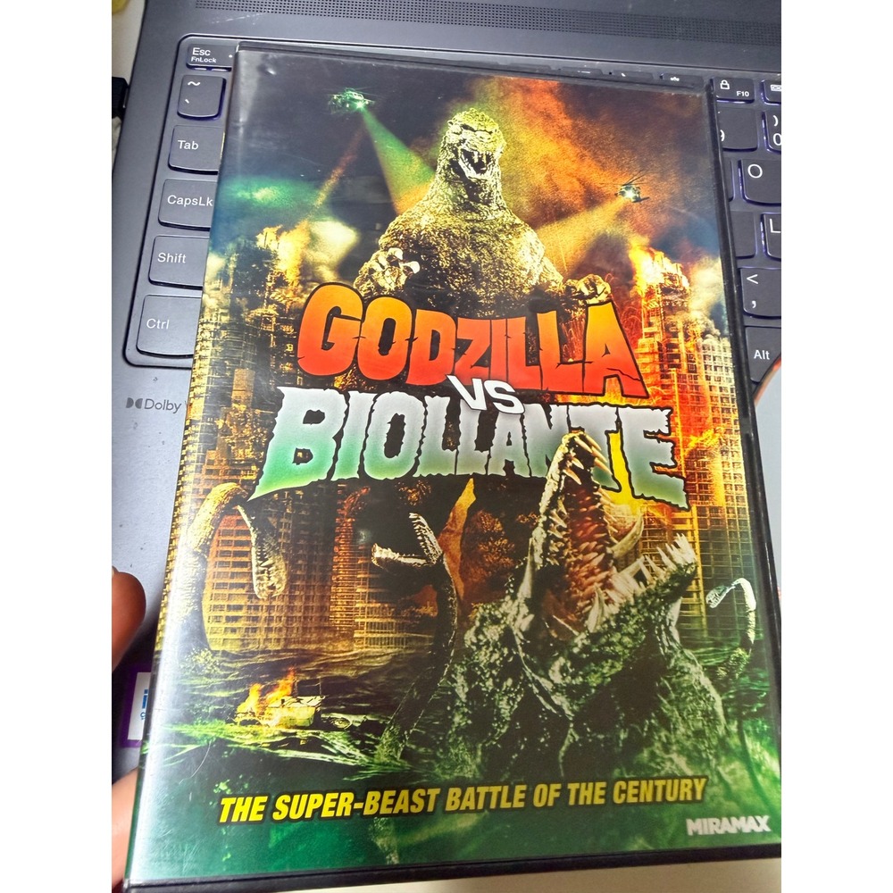 Godzilla vs Biollante DVD Miramax Lionsgate Toho Kaiju Movie Widescreen 1989